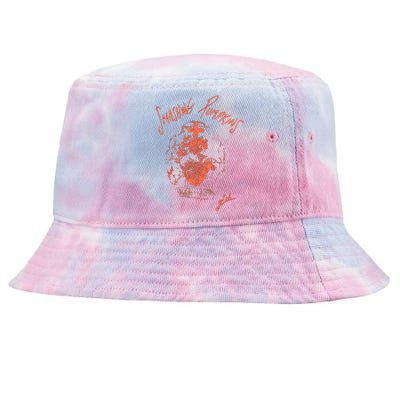 Grunge Alternative Zero Star Pumpkins 90s Rock Band Music Tie-Dyed Bucket Hat