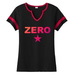 Grunge Alternative Zero Star 90s Rock Band Music Gift Ladies Halftime Notch Neck Tee