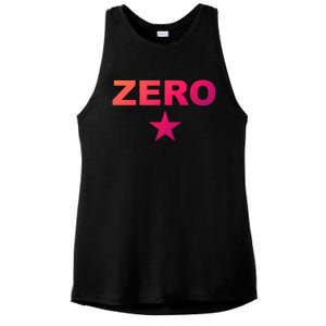 Grunge Alternative Zero Star 90s Rock Band Music Gift Ladies PosiCharge Tri-Blend Wicking Tank