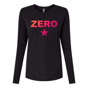 Grunge Alternative Zero Star 90s Rock Band Music Gift Womens Cotton Relaxed Long Sleeve T-Shirt