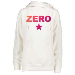 Grunge Alternative Zero Star 90s Rock Band Music Gift Womens Funnel Neck Pullover Hood