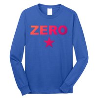 Grunge Alternative Zero Star 90s Rock Band Music Gift Long Sleeve Shirt