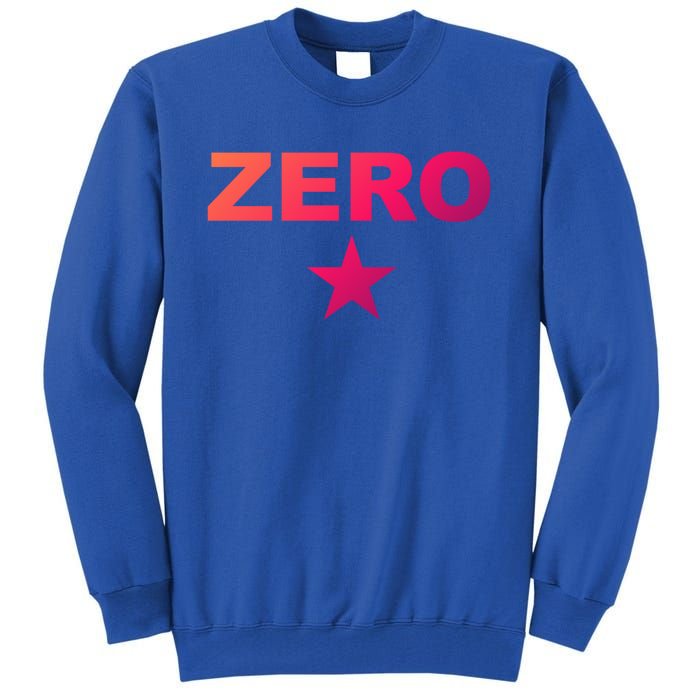 Grunge Alternative Zero Star 90s Rock Band Music Gift Tall Sweatshirt