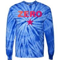 Grunge Alternative Zero Star 90s Rock Band Music Gift Tie-Dye Long Sleeve Shirt