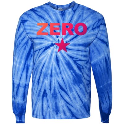 Grunge Alternative Zero Star 90s Rock Band Music Gift Tie-Dye Long Sleeve Shirt