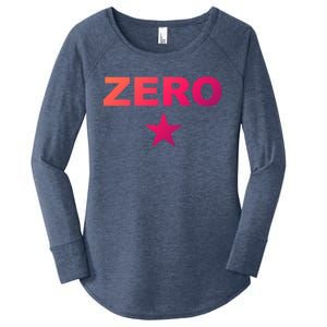 Grunge Alternative Zero Star 90s Rock Band Music Gift Women's Perfect Tri Tunic Long Sleeve Shirt