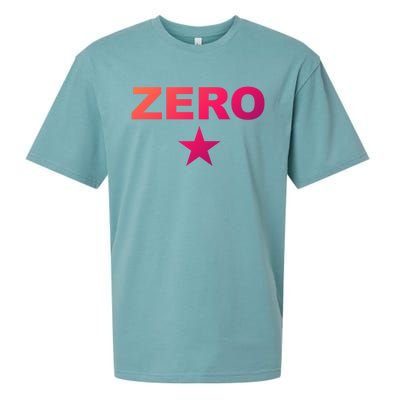 Grunge Alternative Zero Star 90s Rock Band Music Gift Sueded Cloud Jersey T-Shirt