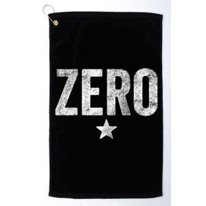 Grunge Alternative Zero Star 90s Rock Music Platinum Collection Golf Towel