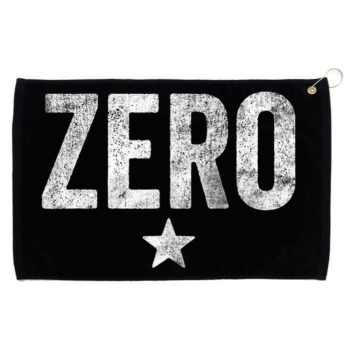 Grunge Alternative Zero Star 90s Rock Music Grommeted Golf Towel