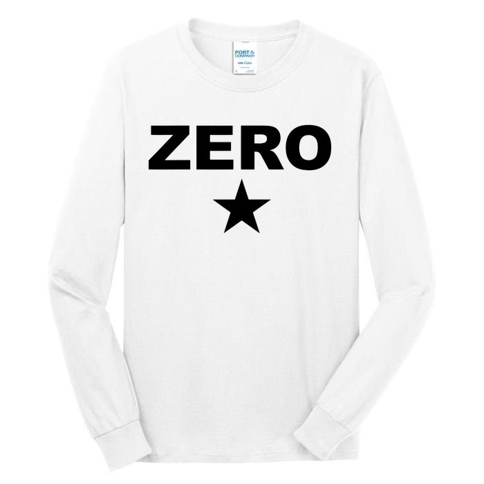 Grunge Alternative Zero Star 90s Rock Band Music Tall Long Sleeve T-Shirt