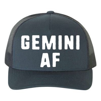 Gemini AF Zodiac Birthday Astrology Funny Yupoong Adult 5-Panel Trucker Hat