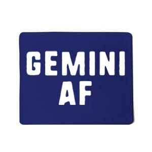 Gemini AF Zodiac Birthday Astrology Funny Mousepad