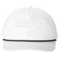 Grunge Alternative Zero Star 90s Rock Band Music Snapback Five-Panel Rope Hat