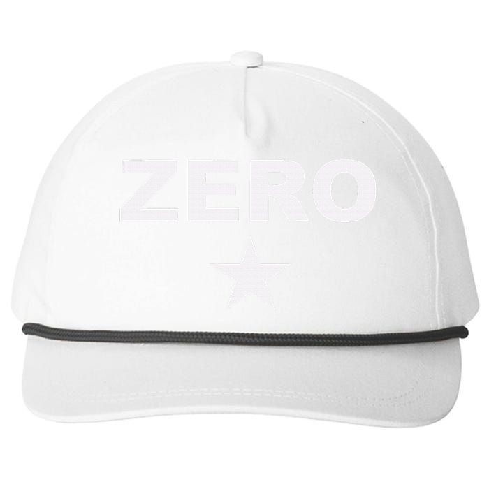 Grunge Alternative Zero Star 90s Rock Band Music Snapback Five-Panel Rope Hat