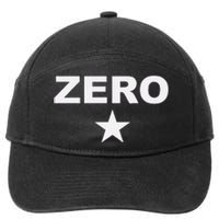 Grunge Alternative Zero Star 90s Rock Band Music 7-Panel Snapback Hat