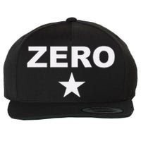 Grunge Alternative Zero Star 90s Rock Band Music Wool Snapback Cap