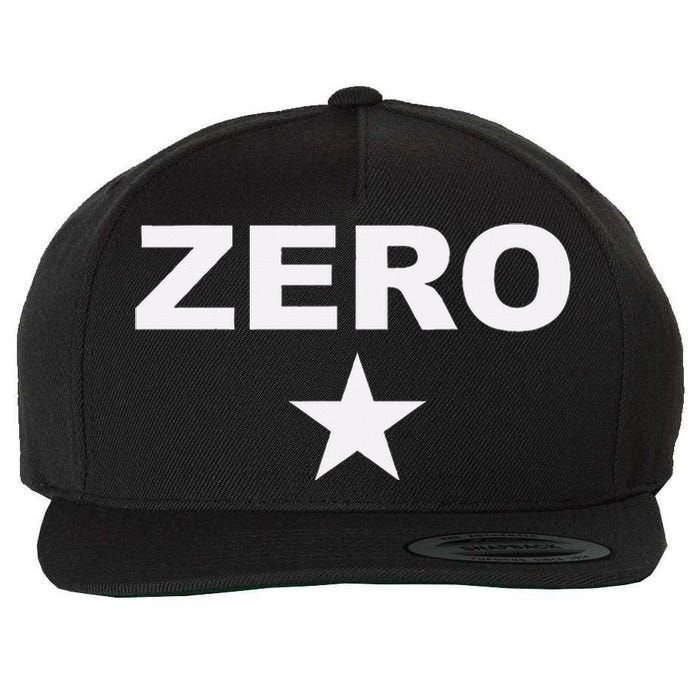 Grunge Alternative Zero Star 90s Rock Band Music Wool Snapback Cap