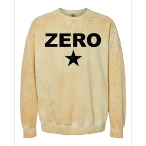 Grunge Alternative Zero Star 90s Rock Band Music Colorblast Crewneck Sweatshirt