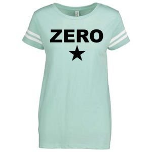 Grunge Alternative Zero Star 90s Rock Band Music Enza Ladies Jersey Football T-Shirt