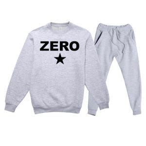 Grunge Alternative Zero Star 90s Rock Band Music Premium Crewneck Sweatsuit Set