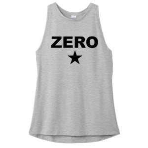 Grunge Alternative Zero Star 90s Rock Band Music Ladies PosiCharge Tri-Blend Wicking Tank