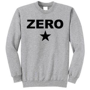 Grunge Alternative Zero Star 90s Rock Band Music Tall Sweatshirt