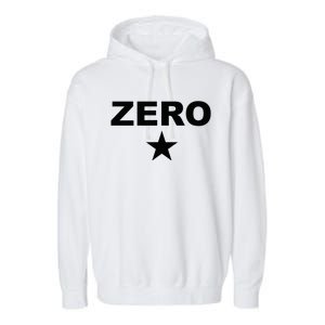 Grunge Alternative Zero Star 90s Rock Band Music Garment-Dyed Fleece Hoodie