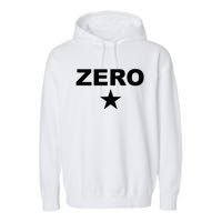 Grunge Alternative Zero Star 90s Rock Band Music Garment-Dyed Fleece Hoodie