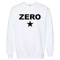 Grunge Alternative Zero Star 90s Rock Band Music Garment-Dyed Sweatshirt