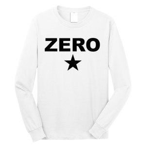 Grunge Alternative Zero Star 90s Rock Band Music Long Sleeve Shirt