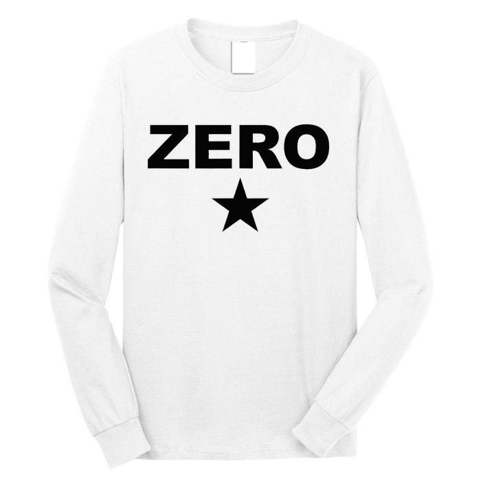 Grunge Alternative Zero Star 90s Rock Band Music Long Sleeve Shirt