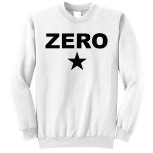 Grunge Alternative Zero Star 90s Rock Band Music Sweatshirt