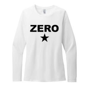 Grunge Alternative Zero Star 90s Rock Band Music Womens CVC Long Sleeve Shirt