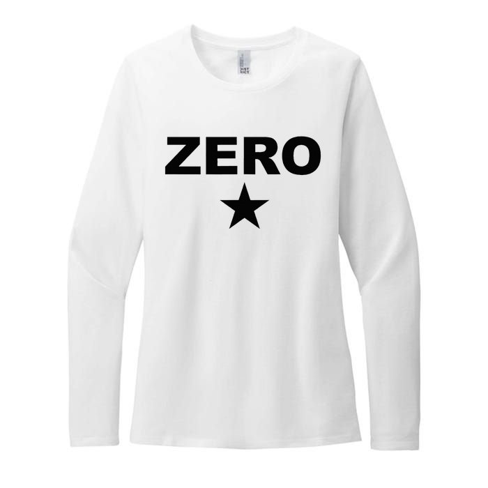 Grunge Alternative Zero Star 90s Rock Band Music Womens CVC Long Sleeve Shirt