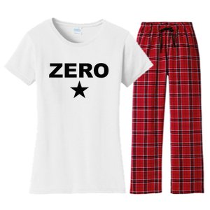 Grunge Alternative Zero Star 90s Rock Band Music Women's Flannel Pajama Set