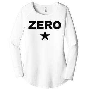 Grunge Alternative Zero Star 90s Rock Band Music Women's Perfect Tri Tunic Long Sleeve Shirt