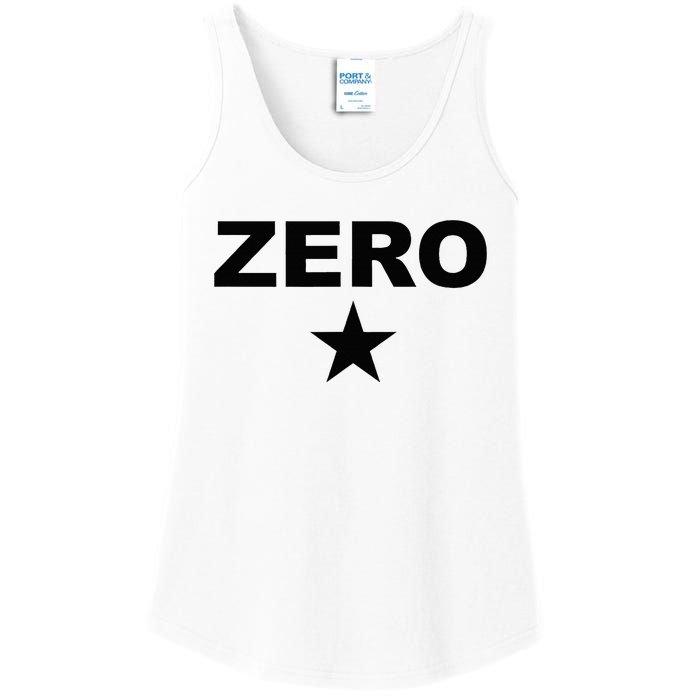 Grunge Alternative Zero Star 90s Rock Band Music Ladies Essential Tank