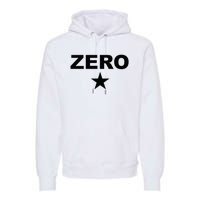 Grunge Alternative Zero Star 90s Rock Band Music Premium Hoodie