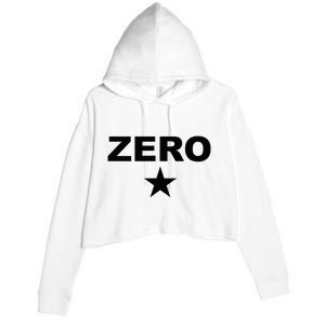 Grunge Alternative Zero Star 90s Rock Band Music Crop Fleece Hoodie