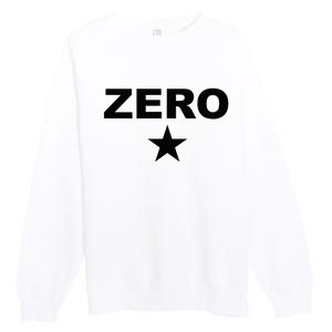 Grunge Alternative Zero Star 90s Rock Band Music Premium Crewneck Sweatshirt