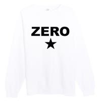 Grunge Alternative Zero Star 90s Rock Band Music Premium Crewneck Sweatshirt