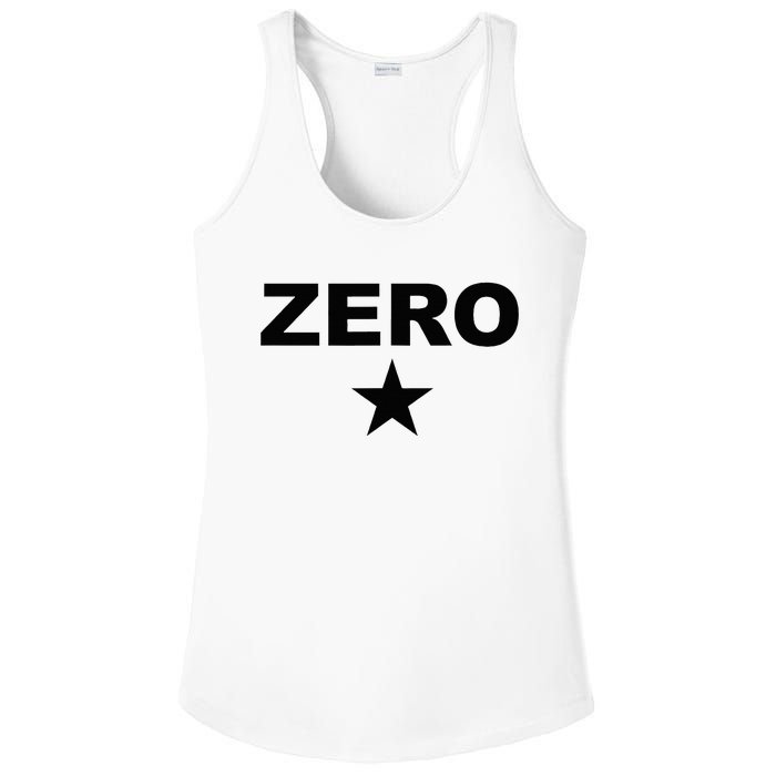 Grunge Alternative Zero Star 90s Rock Band Music Ladies PosiCharge Competitor Racerback Tank