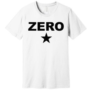 Grunge Alternative Zero Star 90s Rock Band Music Premium T-Shirt