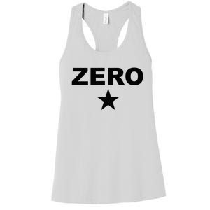 Grunge Alternative Zero Star 90s Rock Band Music Women's Racerback Tank