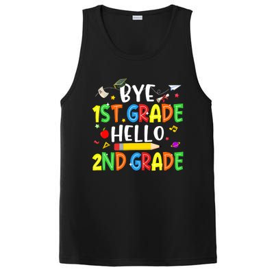 Graduation Bye 1st Grade Hello 2nd Grade Back to School PosiCharge Competitor Tank