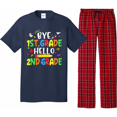 Graduation Bye 1st Grade Hello 2nd Grade Back to School Pajama Set