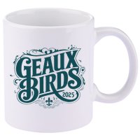 Geaux Birds 2025 11oz C Handle Ceramic Mug