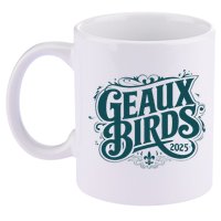 Geaux Birds 2025 11oz C Handle Ceramic Mug