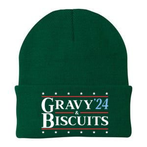 Gravy & Biscuits 24 Funny Presidential Election 2024 Parody Knit Cap Winter Beanie