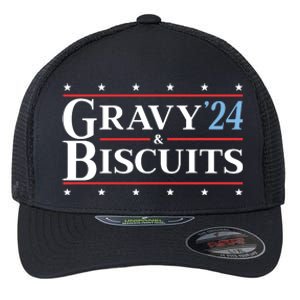 Gravy & Biscuits 24 Funny Presidential Election 2024 Parody Flexfit Unipanel Trucker Cap